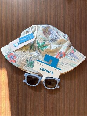 Carter's Kids Summer Bundle - Bucket Hat and Sunglasses